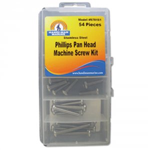 Handi-man 970161 Handi-man Phillips Pan Head Machine Screw Kit - 54 Pi