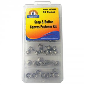 Handi-man 970063 Handi-man Large Canvas Snap  Button Kit - 72 Pieces