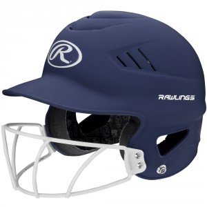 Rawlings RCFHLFG-MN Coolflo Highlighter Softball Helmetface Guard-navy