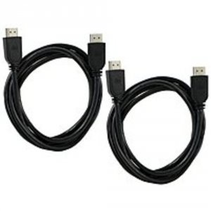 Ge 22832 6 Feet High Speed Hdmi Cable - 2 Pack - Black