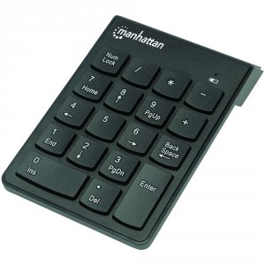 Manhattan 178846 Numeric Wireless Usb Keypad, With Usb Micro Recevier,