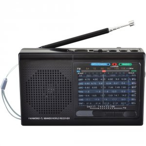 Supercom RA48716 Supersonic 9-band Rechargeable Bluetooth Radio With U