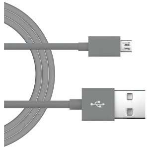 Just 705954051336 4 Feet Micro Usb Charging Cord - Gray