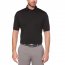 Callaway CGKS8002-002-M Opti-dri Micro-hex Solid Polo Caviar  Gray Log