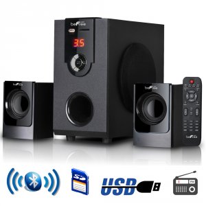 Befree BFS-30-RB Sound 2.1 Channel Surround Sound Bluetooth Speaker Sy