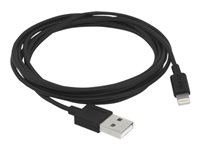 Ipio PW-221-BLK 2m Lighting To Usb Cbl Blk Inc Accessories