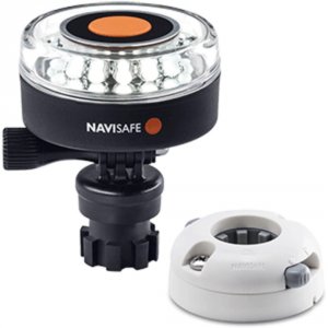 Navisafe 040KIT5 Navilight 360deg; 2nm White Wnavimount Base Amp; Hori