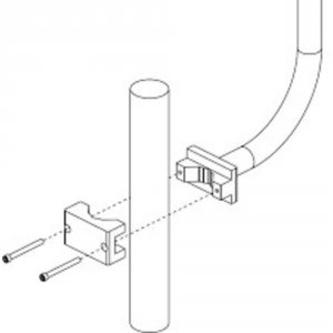 Gcx FLP-0008-38 Data Capture Device Mount For Roll Stands Flp-0008-38