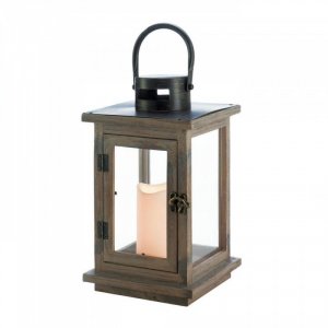 Gallery 10018494 Rustic Lantern With Led Candle