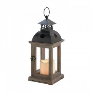 Gallery 10018497 Small Monticello Lantern With Led Candle