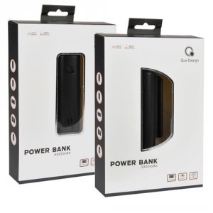 Que E227972 Que Design 4400mah Power Bank + 3000mah Power Bank (black)