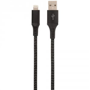 Helix RA49560 Charge  Sync Lightning Cable44; 10ft (black) Emthlt10blk