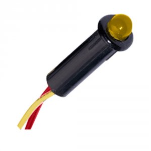 Paneltronics 048-029 Led Indicator Light - Amber - 24 Vdc - 14