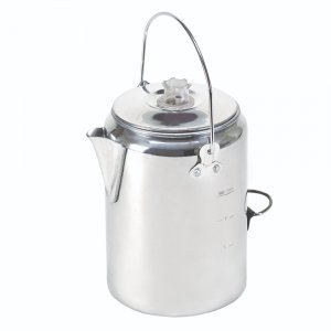 Stansport 277 Aluminum Percolator Coffee Pot- 9 Cup