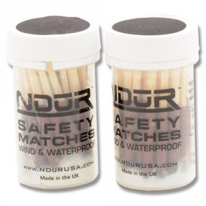 Ndur 21020PF - Safety Matches Clear Tube-2 Pk