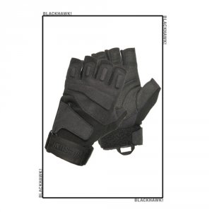 Blackhawk 8068LGBK S.o.l.a.g Half-finger Gloves Black Large