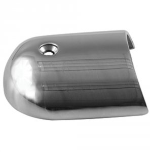 Taco F16-0039 Taco Rub Rail End Cap - 1-78 - Stainless Steel