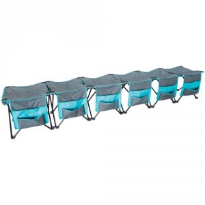 Creative 440010 Distributor(tm)  6-person Curved Folding Bench