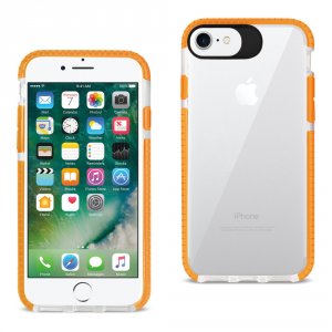 Apple TPU13-IPHONE7CLORG Reiko Iphone 8 7 Soft Transparent Tpu Case In