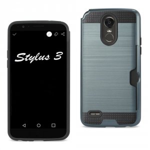 Lg SPWC01-LGSTYLU3NV Reiko  Stylo 3 Stylus 3 Slim Armor Hybrid Case Wi