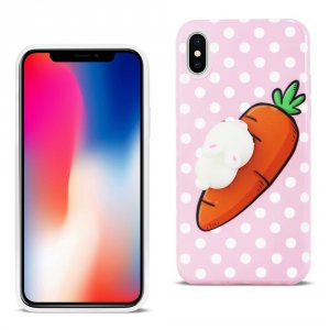 Apple DTPU11-IPHONEXRB Reiko Iphone X Tpu Design Case With  3d Soft Si