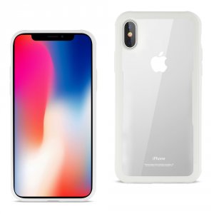 Apple GTPU01-IPHONEXCLWH Reiko Iphone X Hard Glass Tpu Case With Tempe