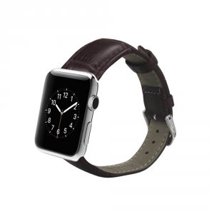 Apple IWB-42MMBR Reiko Watch 42mm Genuine Leather Iwatch Band Strap Wi