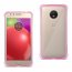 Motorola TPU09-MOTOE4CLHPK Reiko  Moto E4 Active Clear Bumper Case Wit