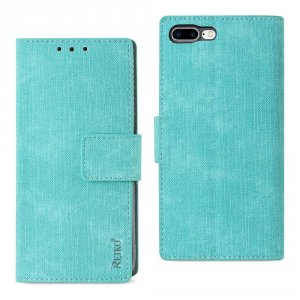 Apple FC28-IPH7PLSBL Reiko Iphone 8 Plus 7 Plus Denim Wallet Case With