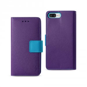 Apple FC22-IPH7PLSPP Reiko Iphone 8 Plus 7 Plus 3-in-1 Wallet Case In 