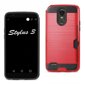 Lg SPWC01-LGSTYLU3RD Reiko  Stylo 3 Stylus 3 Slim Armor Hybrid Case Wi