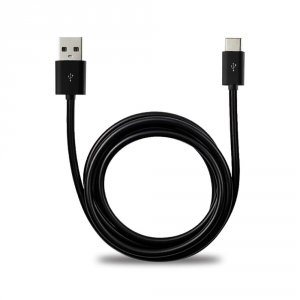 Fone DC20-TYPECBK Reiko Micro Type C Usb Data Cable 3.3 Inches In Blac