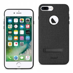 Apple DTPU07-IPH7PLSBK Reiko Iphone 8 Plus 7 Plus Rugged Texture Tpu P