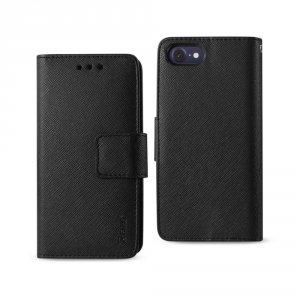 Apple FC22-IPHONE7BK Reiko Iphone 8 7 3-in-1 Wallet Case In Black