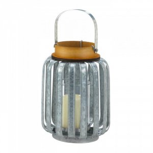 Gallery 10018514 Large Galvanized Metal Lantern