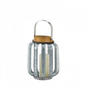 Gallery 10018515 Small Galvanized Metal Lantern