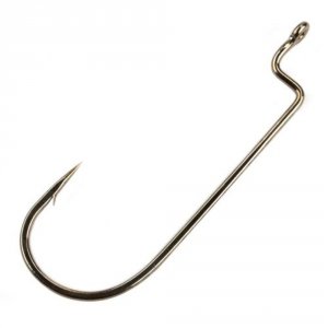 Gamakatsu 07114-25 Worm Offset Bronze Hook Size 40 25 Per Pack