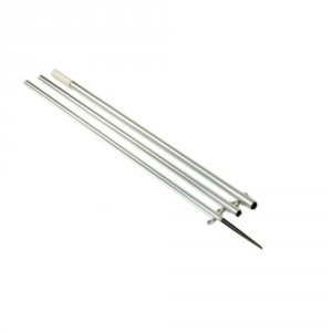 Lees AO8712CR Lee's 12' Mkii Bright Silver Pole Wblack Spike - 1 38