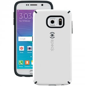 Speck RA50007 Candyshell Case For Samsung Galaxy S 6 (white And Gray) 