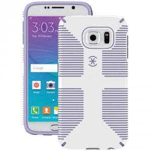 Speck RA50048 Candyshell Grip Case For Samsung Galaxy S 6 (white And P