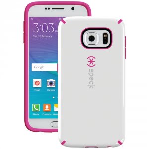 Speck RA50050 Candyshell Case For Samsung Galaxy S 6 (white And Pink) 