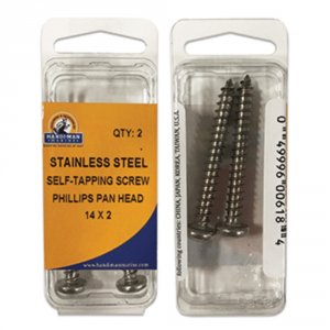 Handi-man 618 Handi-man Phillips Self Tapping Pan Head Screw - 14 X 2