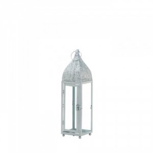 Gallery 10018513 Small Silver Moroccan Style Lantern