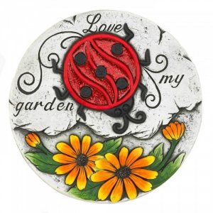 Summerfield 10018532 Sunflower Lady Bug Garden Stepping Stone