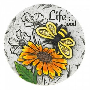 Summerfield 10018535 Life Is Good Sunflower Stepping Stone