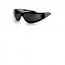 Bobster ESH201 Shield 2 Sunglass, Black Frame, Smoked Lens