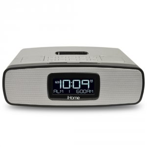 Ihome IA90SZ Ia90 Dual Alarm Amfm Clock Radio W30-pin Dock Connector F