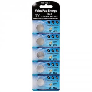 Dantona VAL-1632-5 (r) Val-1632-5 Valuepaq Energy 1632 Lithium Coin Ce