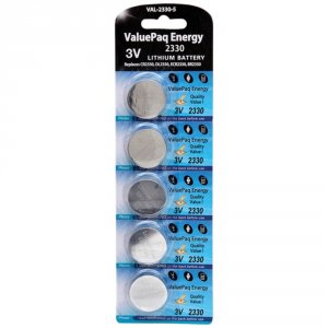 Dantona VAL-2330-5 (r) Val-2330-5 Valuepaq Energy 2330 Lithium Coin Ce