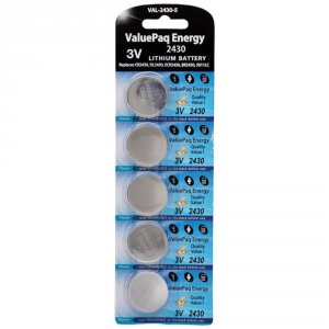 Dantona VAL-2430-5 (r) Val-2430-5 Valuepaq Energy 2430 Lithium Coin Ce